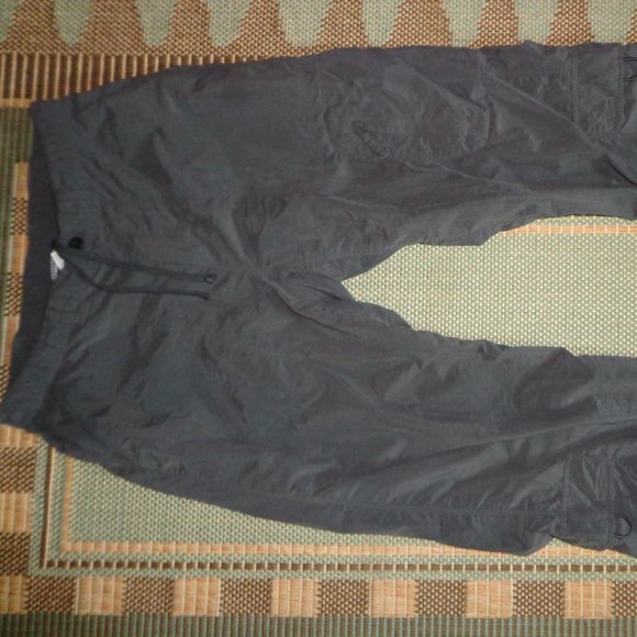 The North Face Sport Capris S/P Charcoal Gusset Crotch Adj. Waist/Hem Cords - Picture 1 of 16